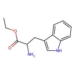 ethyl (2R)-2-amino-3-(1H-indol-3-yl)propanoate structure