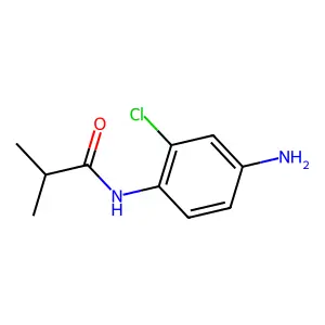 N-(4-amino-2-chlorophenyl)-2-methylpropanamide structure