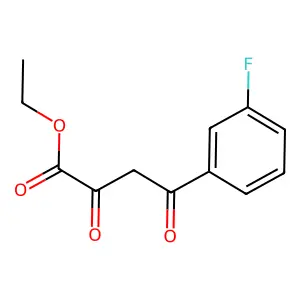 Ethyl 4-(3-fluorophenyl)-2,4-dioxobutanoate structure