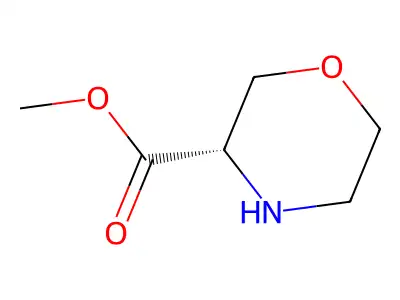 Methyl (3R)-3-morpholinecarboxylate structure