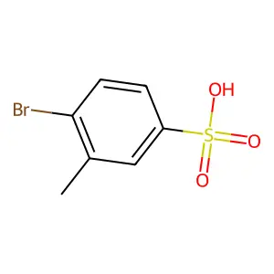4-Bromo-3-methylbenzenesulfonic acid structure