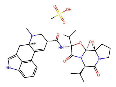 Ergocorninine methanesulfonate structure