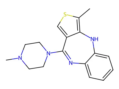 4H-Thieno(3,4-b)(1,5)benzodiazepine, 3-methyl-10-(4-methyl-1-piperazinyl)- structure