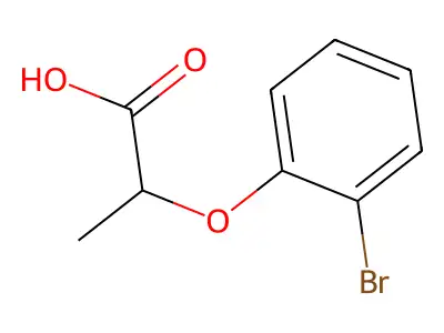 2-(2-Bromophenoxy)propanoic acid structure