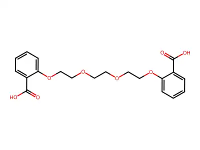 2-[2-[2-[2-(2-Carboxyphenoxy)ethoxy]ethoxy]ethoxy]benzoic acid structure