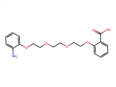 2-[2-[2-[2-(2-Aminophenoxy)ethoxy]ethoxy]ethoxy]benzoic acid structure
