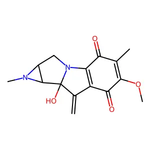 10-Decarbamoyloxy-9-dehydromitomycin B structure