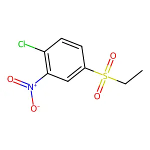 1-Chloro-4-(ethylsulfonyl)-2-nitrobenzene structure