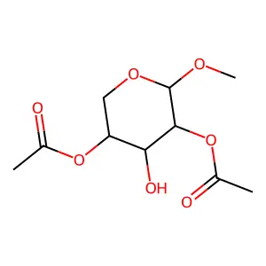 Methyl2,4-Di-O-acetyl-beta-D-xylopyranoside structure