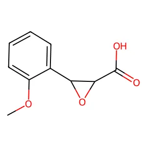 3-(2-甲氧基苯基)环氧乙烷-2-甲酸 structure