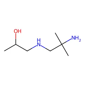 1-(2-Amino-2-methylpropylamino)propan2-ol structure