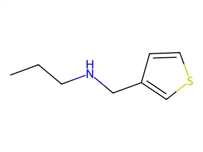 N-(thiophen-3-ylmethyl)propan-1-amine structure