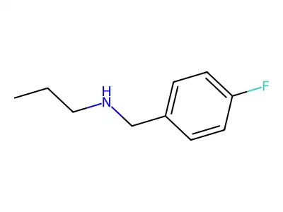 N-(4-fluorobenzyl)propan-1-amine structure