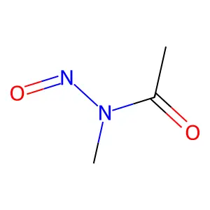N-甲基-N-亚硝基乙酰胺 structure