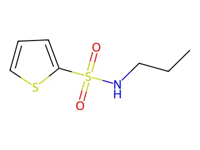 N-propylthiophene-2-sulfonamide structure