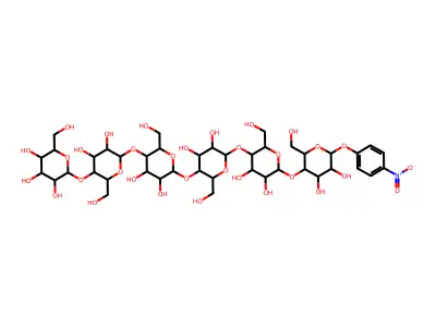 4-Nitrophenyl-a-D-maltohexaoside structure
