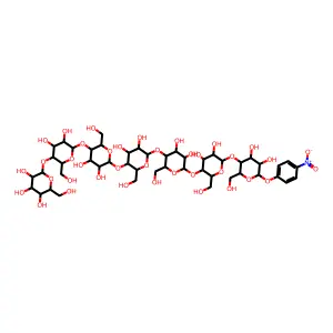 4-Nitrophenyl-alpha-D-maltoheptaoside structure
