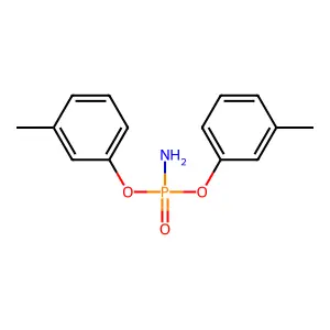 Bis(3-methylphenyl) phosphoramidate structure