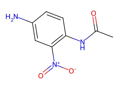 N-(4-amino-2-nitrophenyl)acetamide structure
