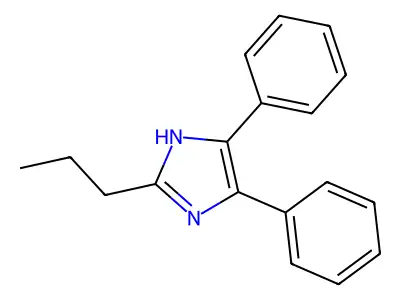 4,5-Diphenyl-2-propylimidazole structure