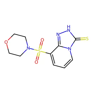 8-(morpholin-4-ylsulfonyl)[1,2,4]triazolo[4,3-a]pyridine-3(2H)-thione structure