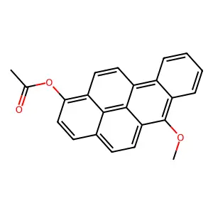 (6-Methoxybenzo(a)pyren-1-yl) acetate structure