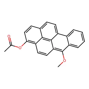 (6-Methoxybenzo(a)pyren-3-yl) acetate structure