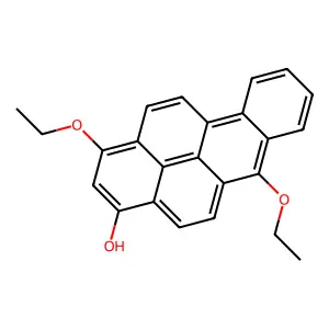 1,6-Diethoxybenzo(a)pyren-3-ol structure