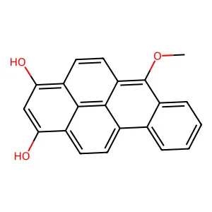 6-Methoxybenzo(a)pyrene-1,3-diol structure