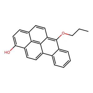 6-Propoxybenzo(a)pyren-1-ol structure