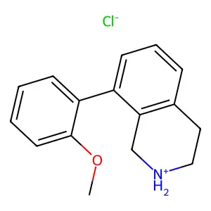 8-(2-Methoxyphenyl)-1,2,3,4-tetrahydroisoquinoline--hydrogen chloride (1/1) structure
