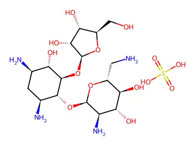 硫酸核糖霉素 structure