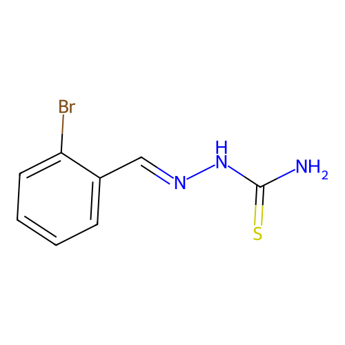 Hydrazinecarbothioamide, 2-[(2-bromophenyl)methylene]- structure