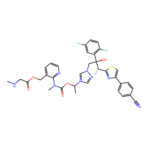 Isavuconazonium structure