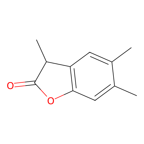 3,5,6-trimethyl-3H-1-benzofuran-2-one structure