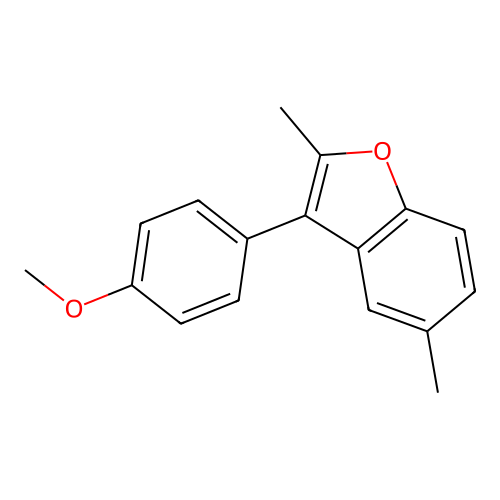 3-(4-Methoxyphenyl)-2,5-dimethyl-1-benzofuran structure