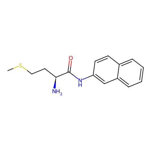 (2S)-2-Amino-4-(methylthio)-N-2-naphthalenylbutanamide structure