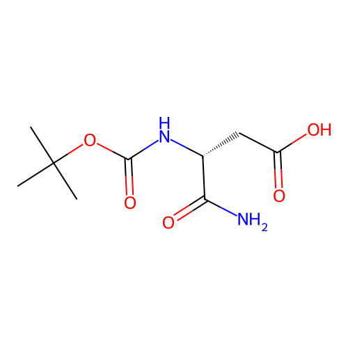 Boc-D-asp-NH2 structure