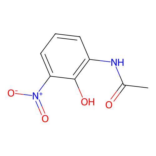 N-(2-Hydroxy-3-nitrophenyl)acetamide structure
