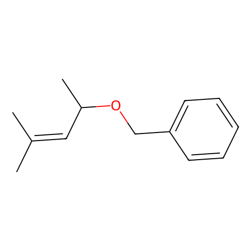 4-Methylpent-3-en-2-yloxymethylbenzene structure