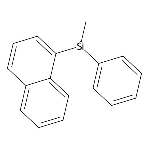Methyl(1-naphthyl)phenylsilane structure