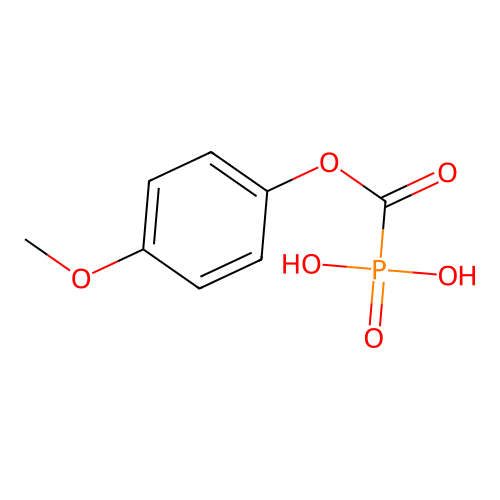(4-Methoxyphenoxy)carbonylphosphonic acid structure