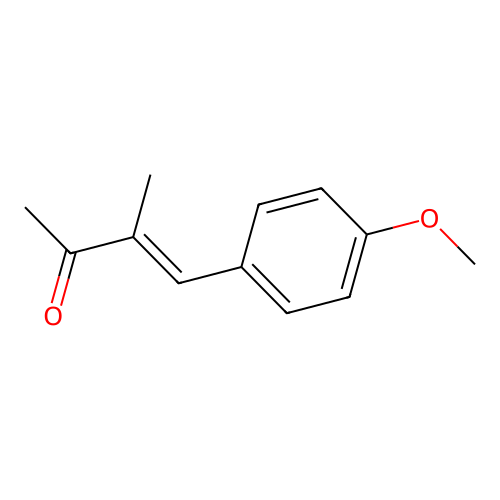3-Methyl-4-(4-methoxyphenyl)-3-buten-2-one structure
