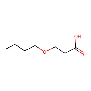 3-丁氧基丙酸 structure