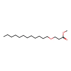Propionic acid, 3-dodecyloxy- structure