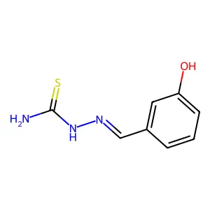 Hydrazinecarbothioamide, 2-[(3-hydroxyphenyl)methylene]- structure