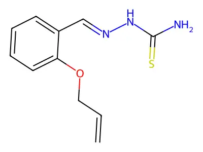 o-(Allyloxy)benzaldehyde thiosemicarbazone structure