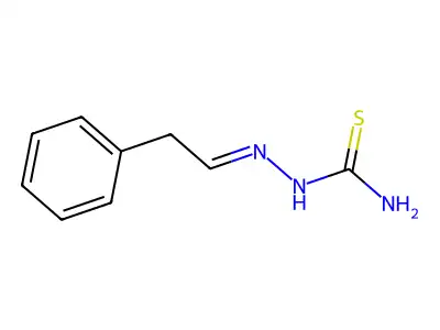 Phenyl acetaldehyde thiosemicarbazone structure