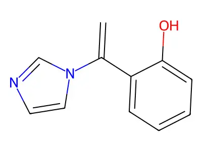 2-[1-(1H-imidazol-1-yl)vinyl]phenol structure