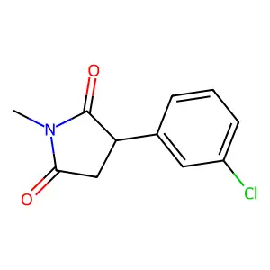 3-(3-Chlorophenyl)-1-methyl-2,5-pyrrolidinedione structure